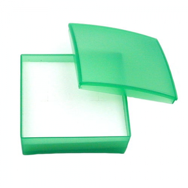 Uni-Schachtel  gr?n-transparent