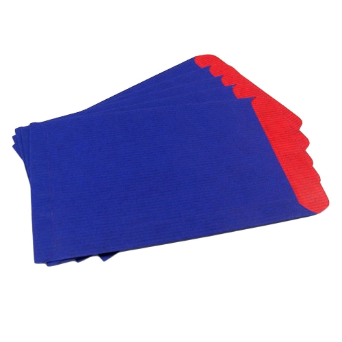 Schmuckt?te, blau-rot, per 100 Stck