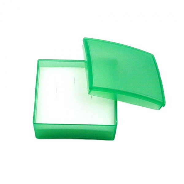 Uni-Schachtel gr?n-transparent 40x40mm
