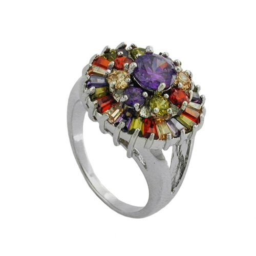 Ring, mit bunten Zirkonias