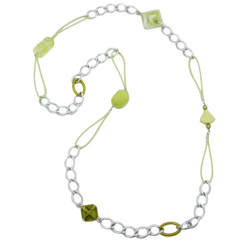Kette, Weitpanzer, mint-silber