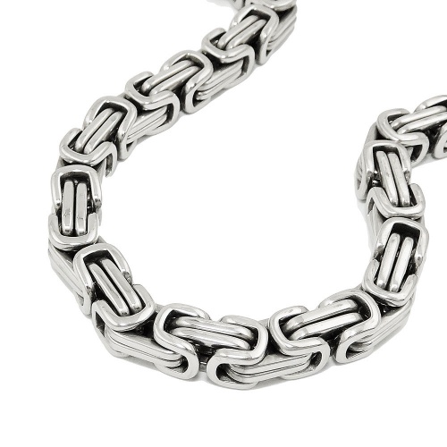 Armband 7mm K?nigskette Edelstahl 21cm