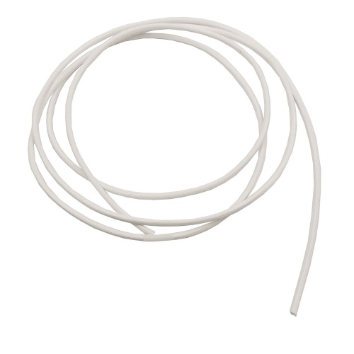 Lederband Rundschnur Rindleder 2mm wei? gef?rbt ca. 1m
