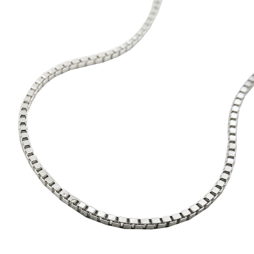 Kette 1mm Venezianerkette glänzend Silber 925 38cm