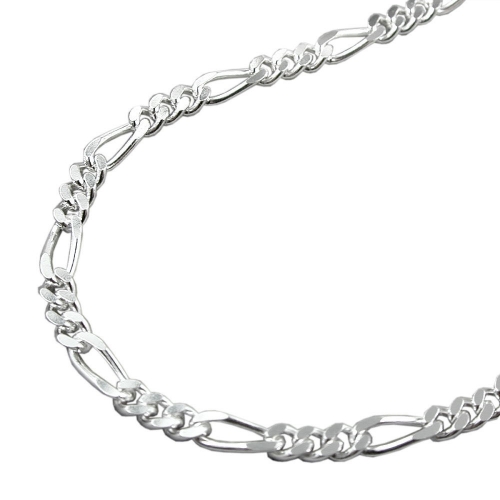 Armband 2,7mm Figarokette Silber 925 19cm