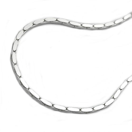 Armband, Kobrakette 4x diam, Silber 925