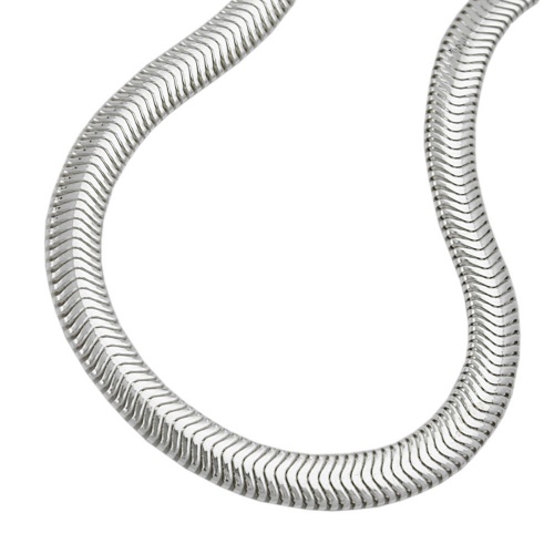 Armband 4mm Schlangenkette flach gl?nzend Silber 925 19cm