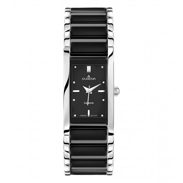 DUGENA Quarz-Damenarmbanduhr black