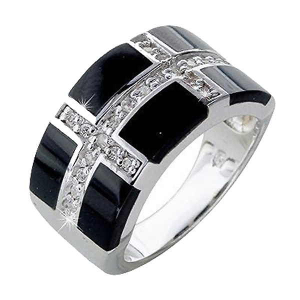  Ring 925 Sterling Silber mit Zirkonia