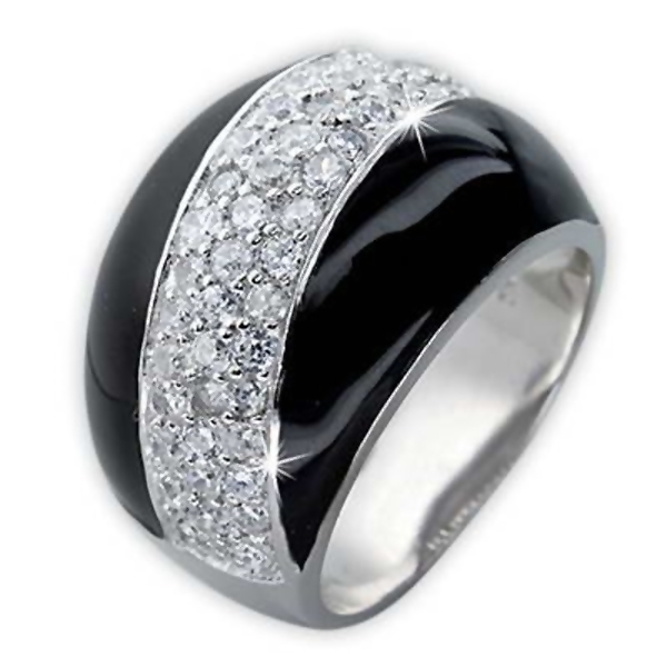  Ring 925 Sterling Silber mit Zirkonia