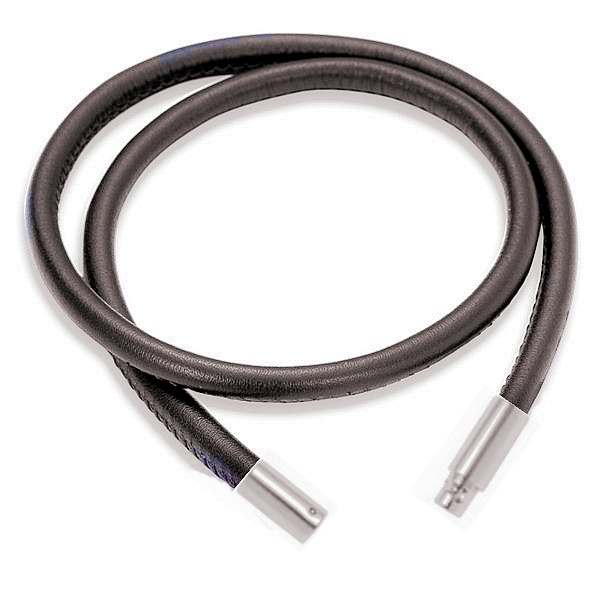 Lederb?nder Colliers Kalbsleder 4mm mit Bajonett