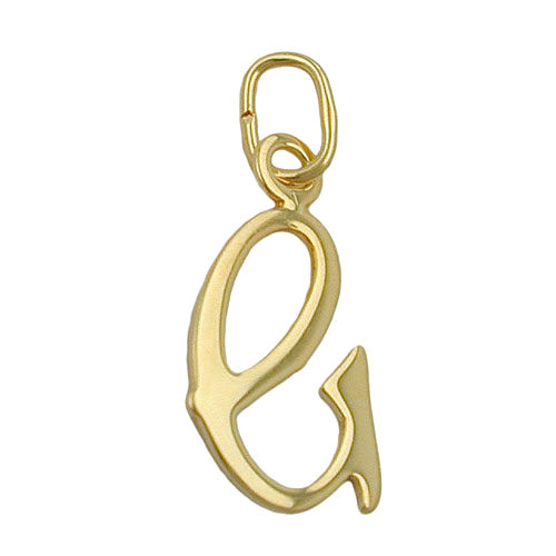 Anh?nger 15x8mm Buchstabe G gl?nzend 8Kt GOLD