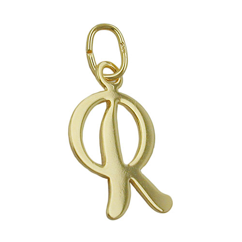 Anh?nger 14x10mm Buchstabe R gl?nzend 8Kt GOLD