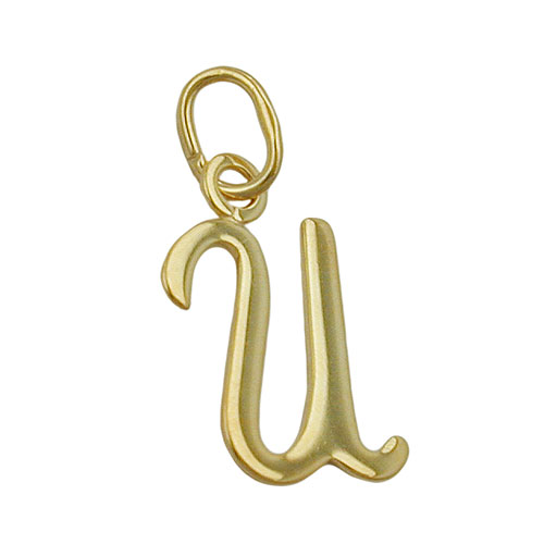 Anh?nger 14x10mm Buchstabe U gl?nzend 8Kt GOLD