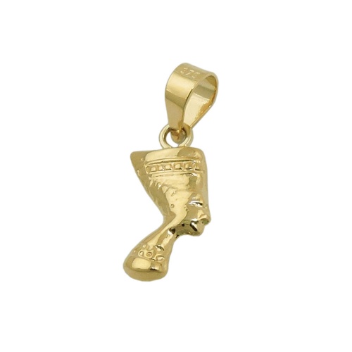 Anh?nger 11x6mm Nofretete gl?nzend 9Kt GOLD