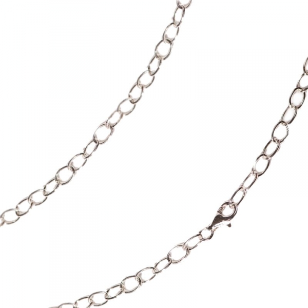 Kette Collier Anker oval rund 5,5mm 45cm Silber 925, vergoldet, rosé vergoldet