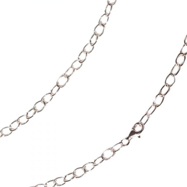 Kette Collier Anker oval rund 5,5mm 55cm Silber 925, vergoldet, ros? vergoldet