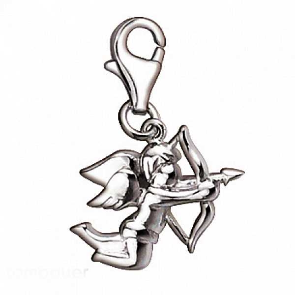 Anhänger Charm 925 Silber Engel AMOUR