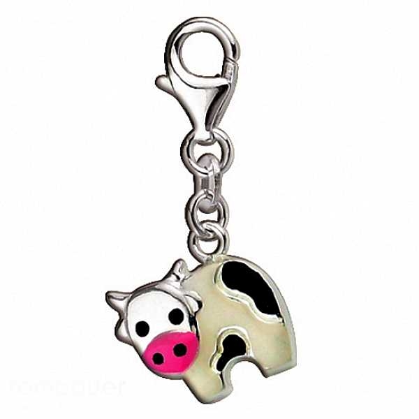 Anh?nger Charm 925 Silber Kuh