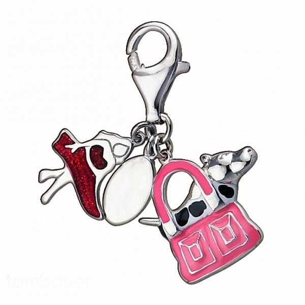 Anh?nger Charm 925 Silber Lady-Bagdog