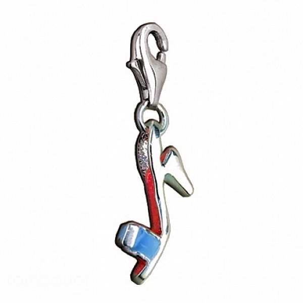 Anh?nger Charm 925/- Sterling Silber Bettelarmband  "Pumps II"