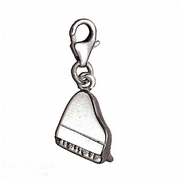 Anh?nger Charm Silber Bettelarmband "Klavier Piano"