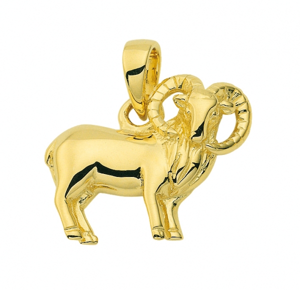 Anh?nger Sternzeichen Widder 14Kt 585 GOLD