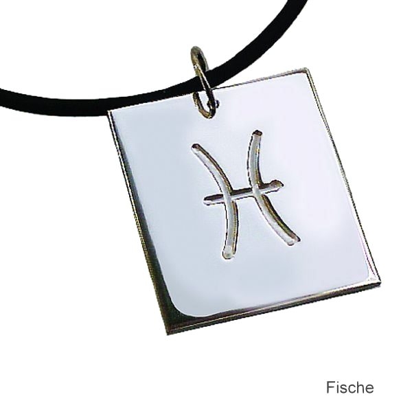 Anh?nger Sternzeichen Fisch Symbol Silber 925