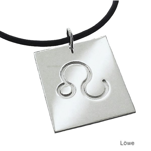 Anh?nger Sternzeichen L?we Symbol Silber 925