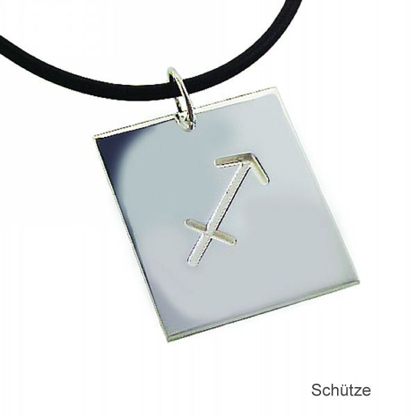 Anh?nger Sternzeichen Sch?tze Symbol Silber 925