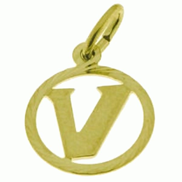 Anh?nger Buchstabe V 14Kt 585 GOLD