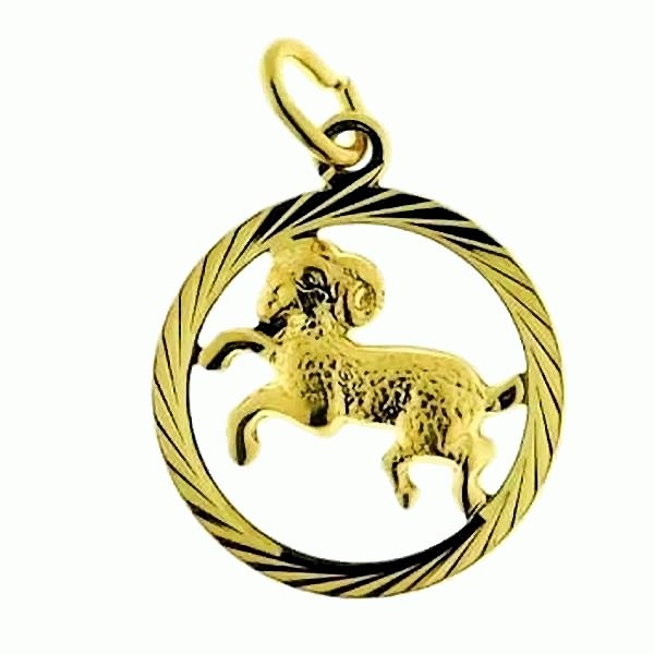 Anh?nger Sternzeichen Widder 14Kt 585 GOLD