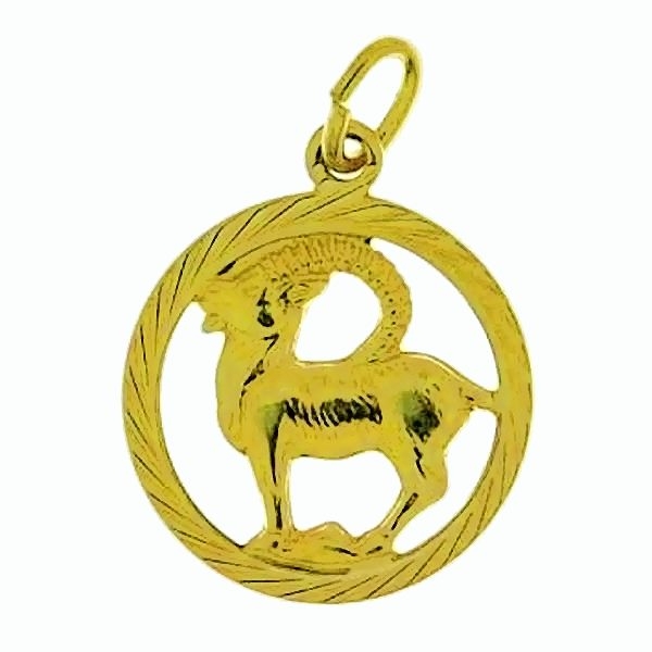 Anh?nger Sternzeichen Steinbock 14Kt 585 GOLD