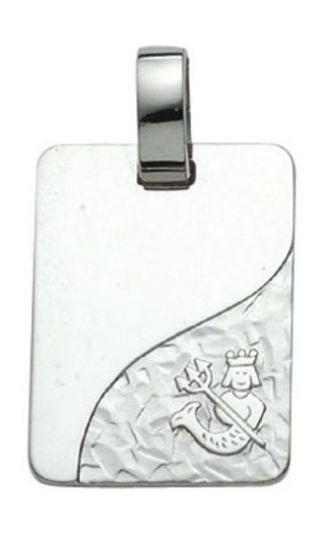 Anh?nger Gravurplatte Sternzeichen Wassermann 925 Silber