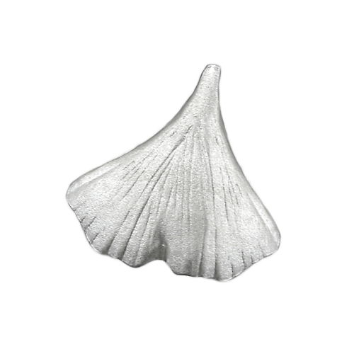 Anh?nger Ginkgoblatt 9mm matt Silber 925
