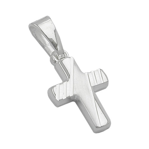 Anh?nger Kreuz diamantiert Silber 925