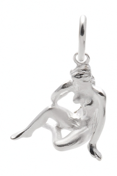 Anh?nger Sternzeichen Jungfrau plastisch 22x17mm Silber 925