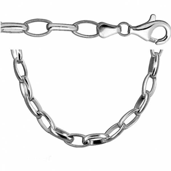 Silberarmband 5mm 925 für Charms