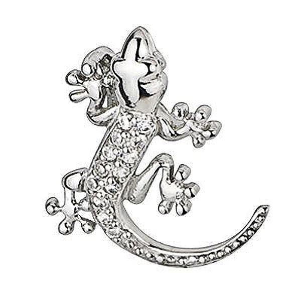 Silberanh?nger Gecko mit Zirkonia 925 Silber