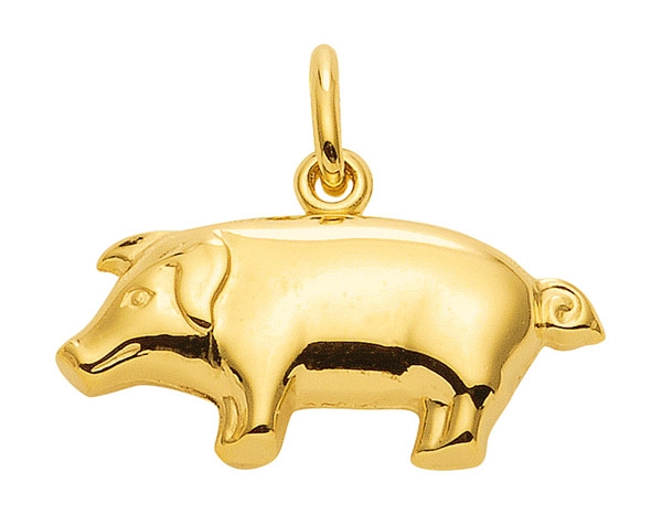Anh?nger Schwein 8Kt 333 GOLD