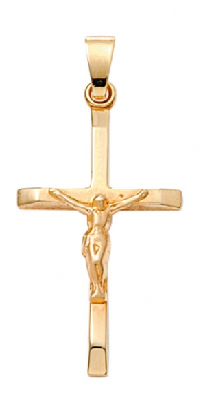 Anh?nger Kreuz 15x26mm Jesus Korpus 8Kt 333 GOLD