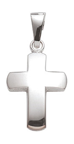 Anh?nger Kreuz 11x14mm 14Kt 585 WEISSGOLD