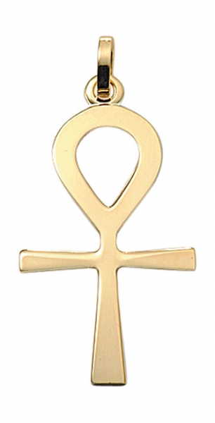 Anh?nger Kreuz Lebenszeichen 18x28mm 8Kt 333 GOLD