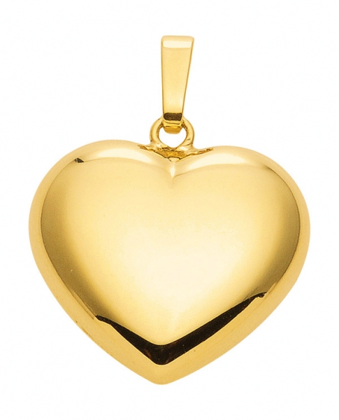 Anh?nger Herz 18mm 14Kt 585 GOLD