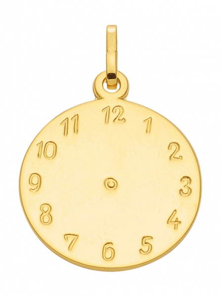 Anh?nger Taufanh?nger Uhr 8Kt 333 GOLD