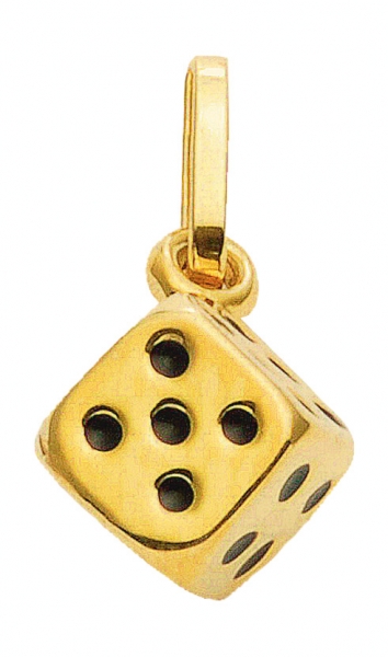 Anh?nger filigraner W?rfel 8Kt 333 GOLD
