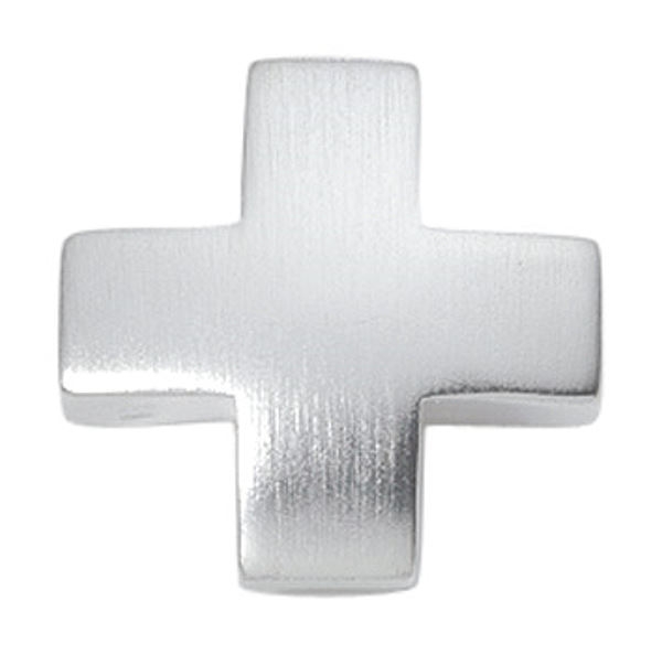 Anh?nger Kreuz mattiert 17x17mm Silber 925