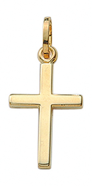 Anh?nger Kreuz 10x14mm 14Kt 585 GOLD