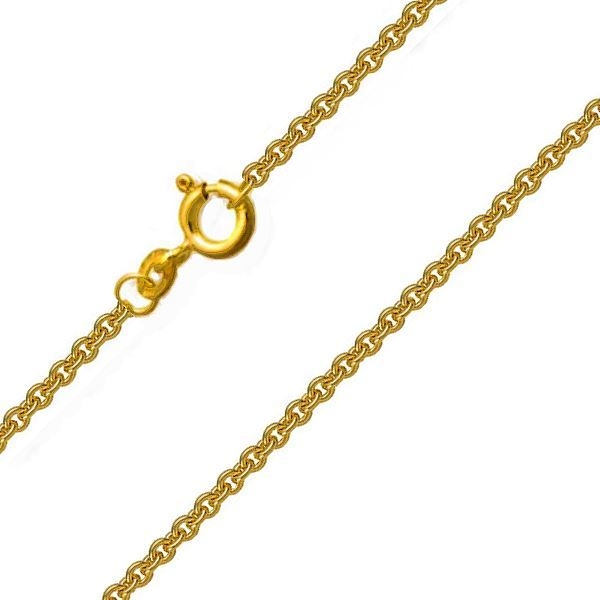 Collier Anker rund 50cm 1,5mm 18Kt 750 GOLD