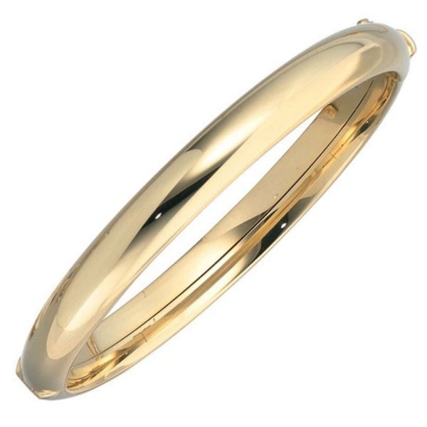 Armreif gew?lbt 8mm 14Kt 585 Gold